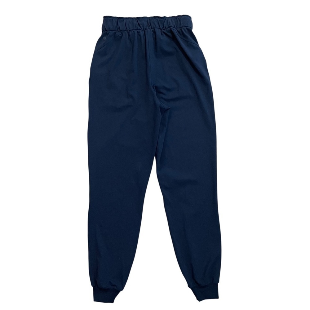 Lululemon Keep Moving Jogger Pants True Navy Elastic Waist Luxtreme Size 4 - Picture 2 of 8